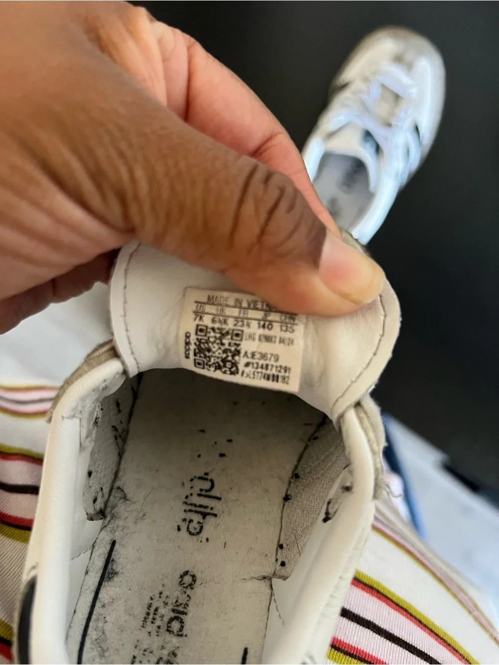 Adidas Sambas Toddler size 7K